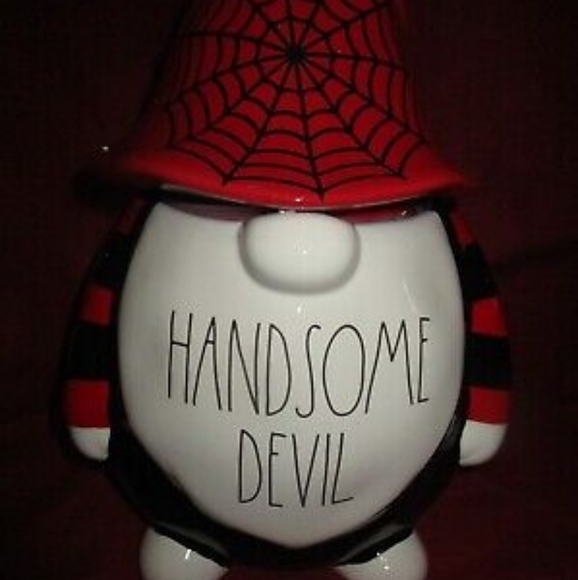 Rae Dunn Kitchen Nib Rae Dunn Pottery Handsome Devil Gnome Canister